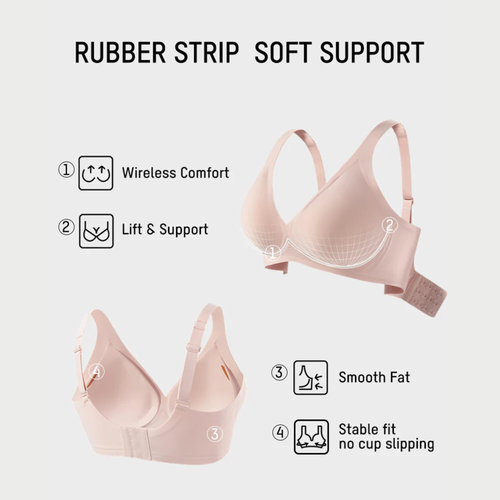 Jelly Deep V Push-Up Wireless Bra