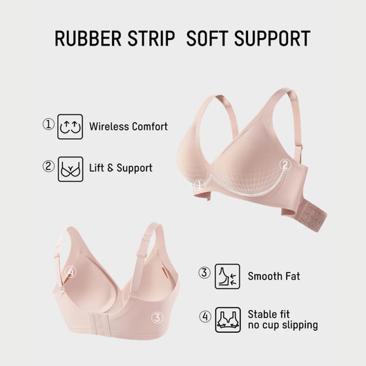 Jelly Deep V Push-Up Wireless Bra