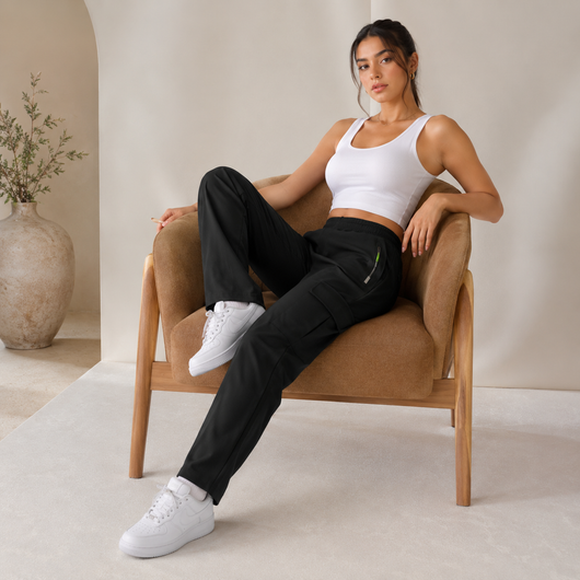 2-Pcs Women's Drawstring Work Pants