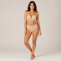 Seamless Strapless Front Closure Push-Up Bra